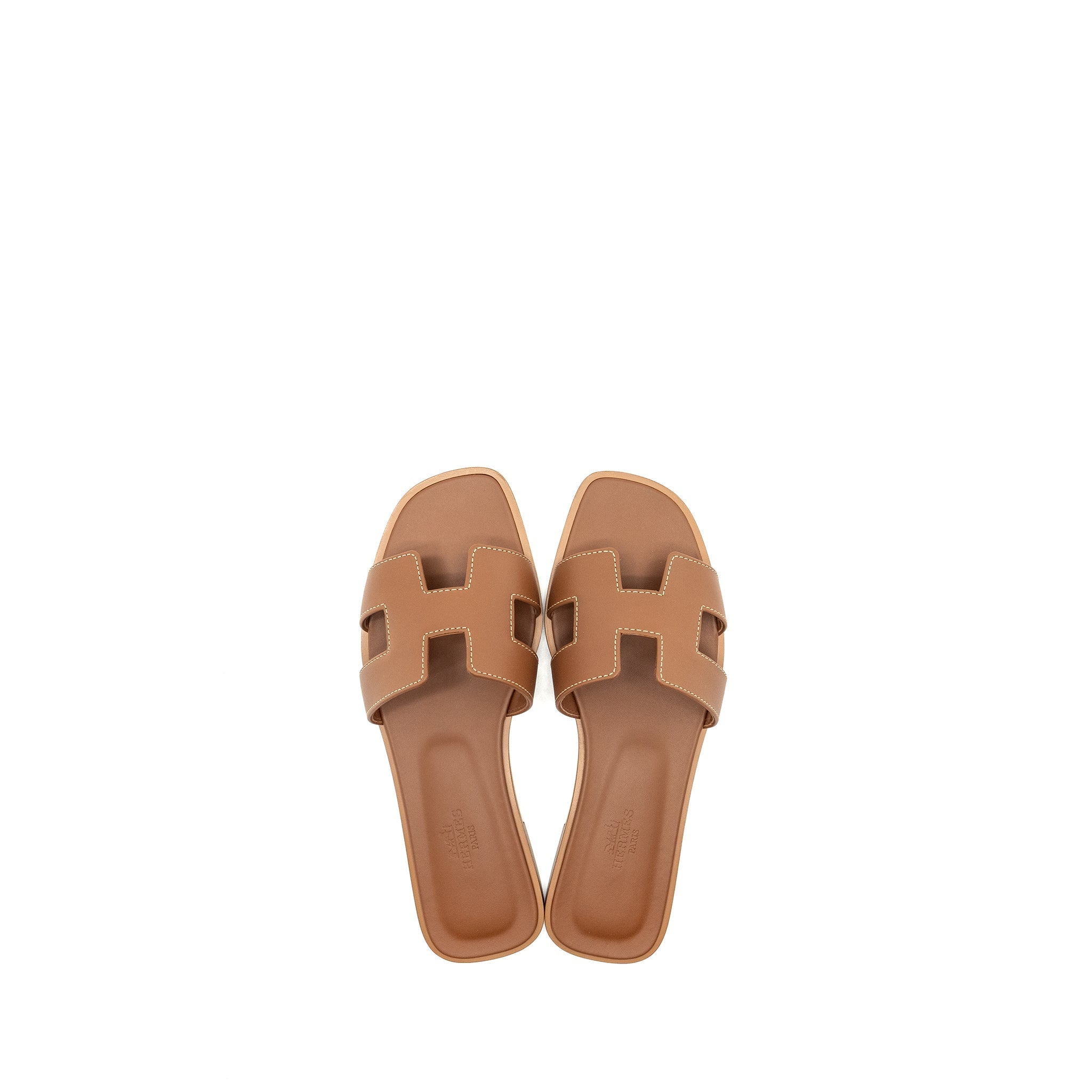 HERMES ORAN SANDAL GOLD