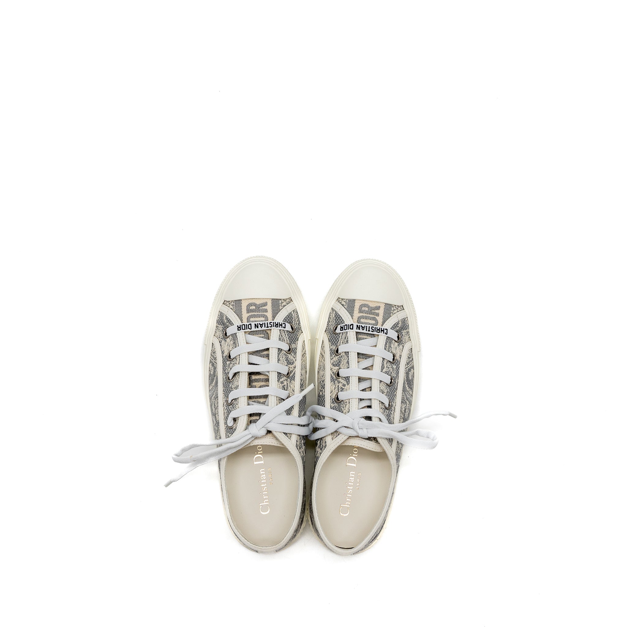 DIOR WALK N SNEAKER TOILE DE JOUY EMBROIDERY GREY/MULTICOLOUR