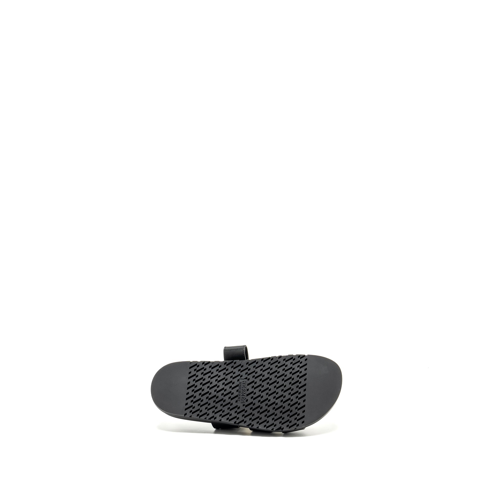 HERMES HOMME CHYPRE SANDALS BLACK