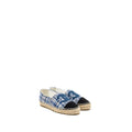 CHANEL ESPADRILLES TWEED/COTTON BLUE/MULTICOLOUR