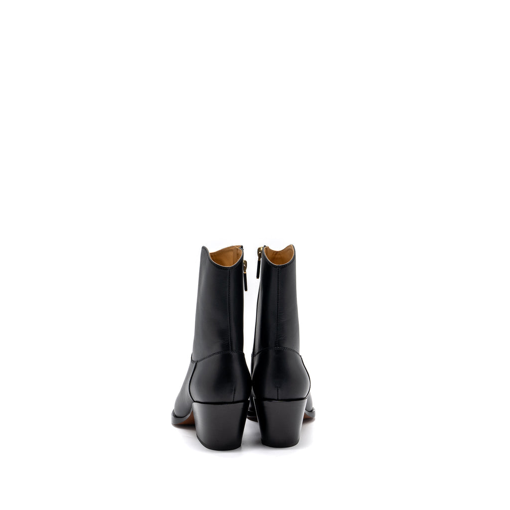 DIOR DIOR L.A HEELED ANKLE BOOTS CALFSKIN BLACK
