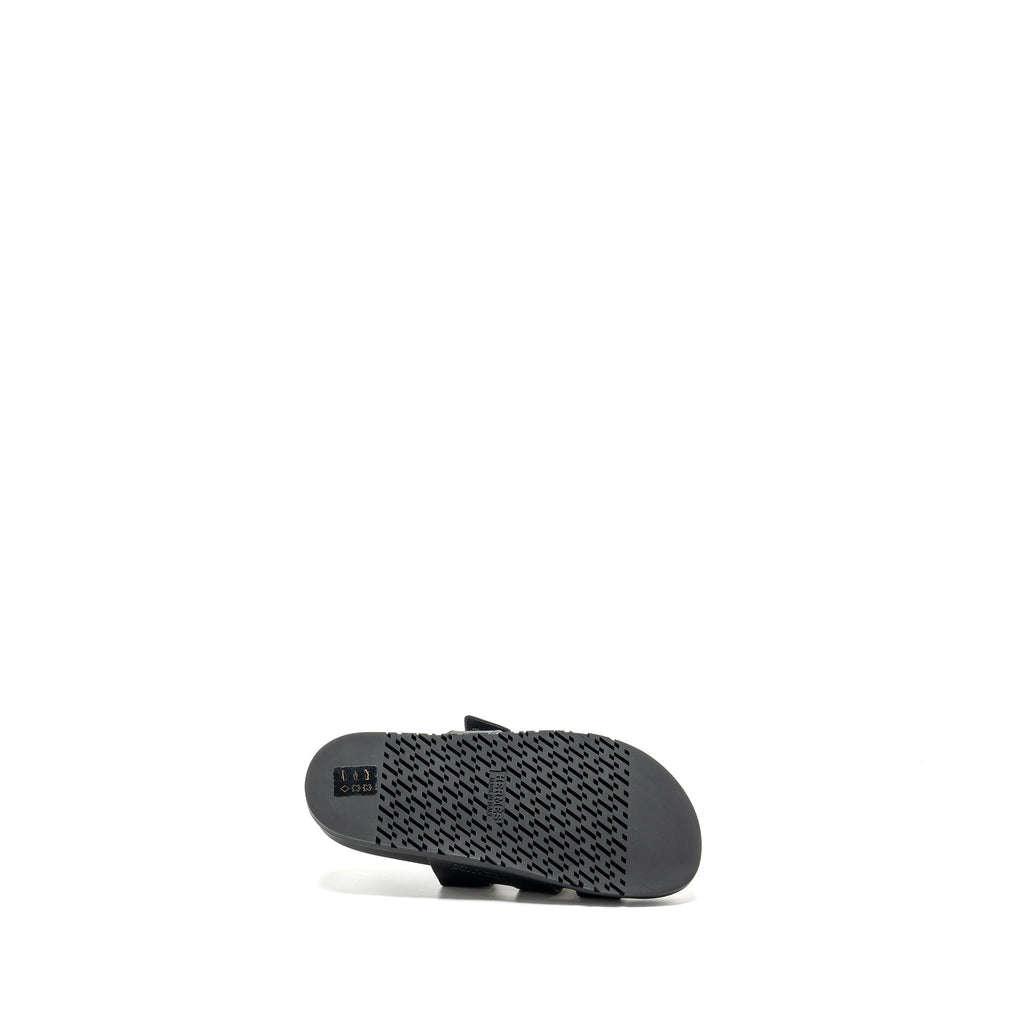 HERMES HOMME CHYPRE SANDALS BLACK