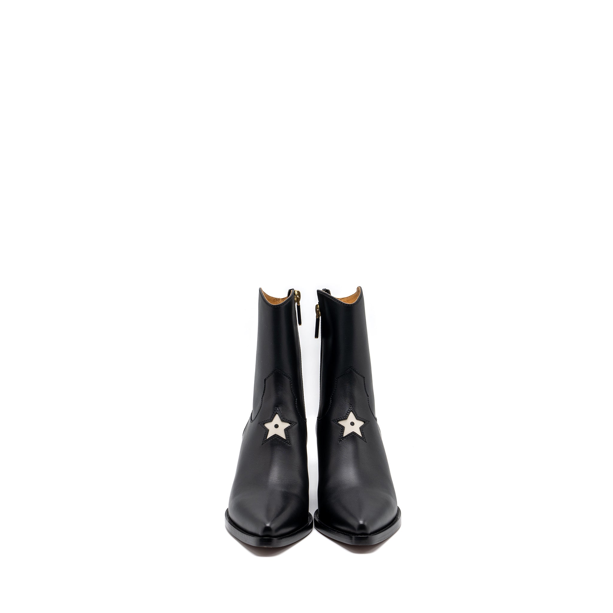 DIOR DIOR L.A HEELED ANKLE BOOTS CALFSKIN BLACK