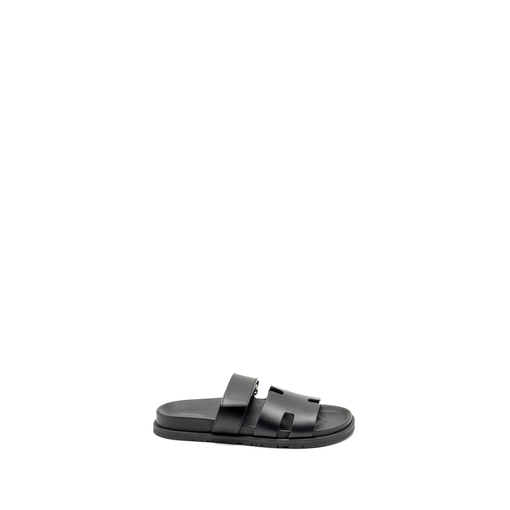 HERMES HOMME CHYPRE SANDALS BLACK