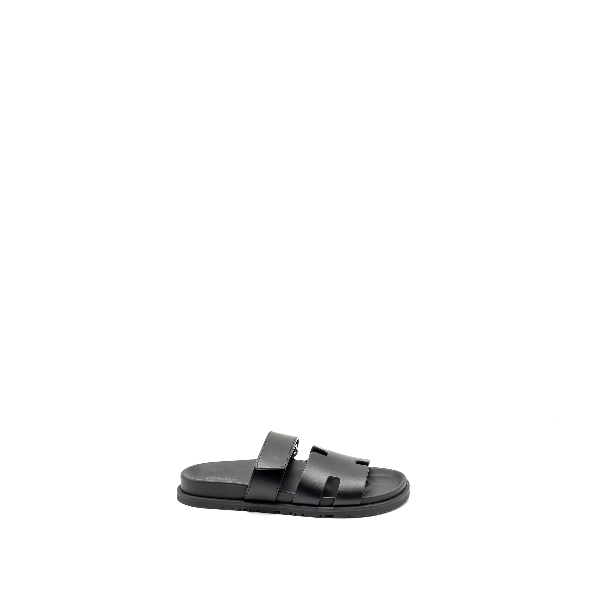 HERMES HOMME CHYPRE SANDALS BLACK