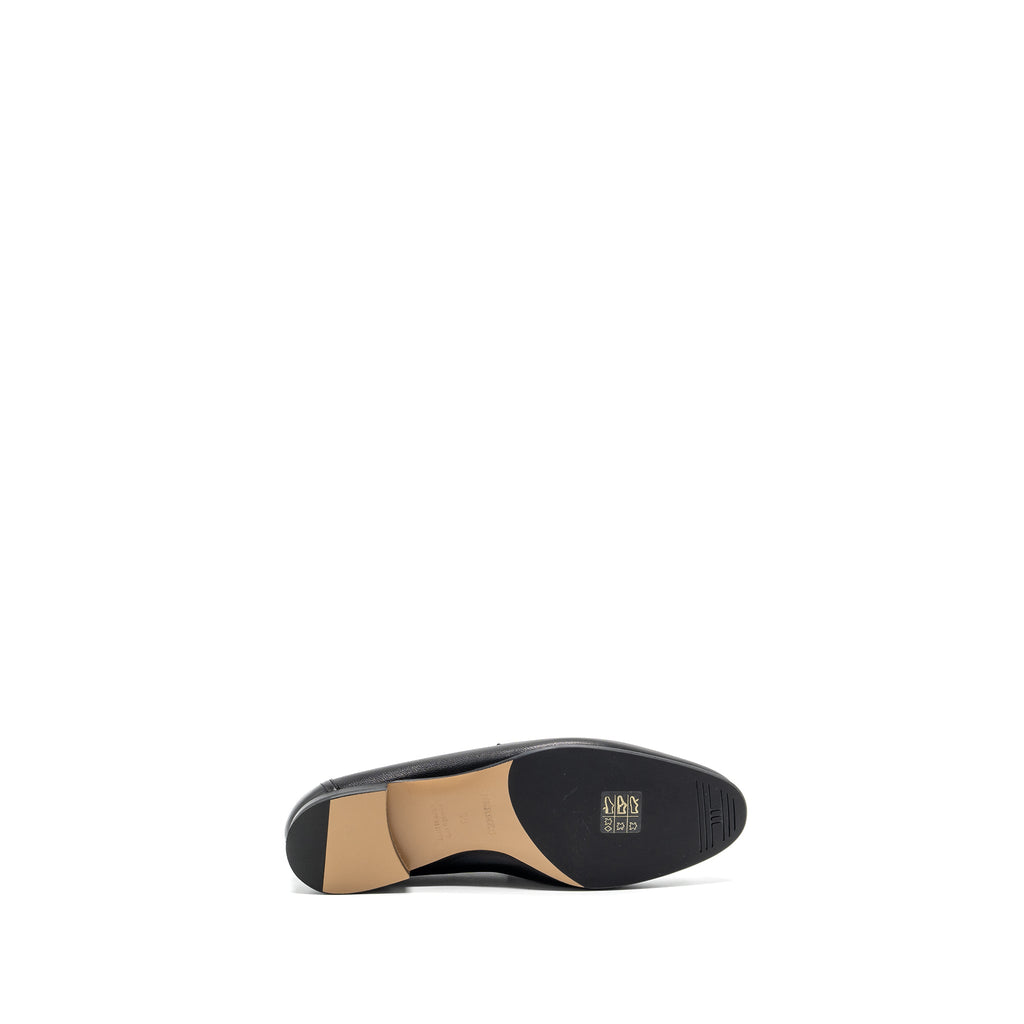 HERMES PARIS LOAFER GOATSKIN BLACK SHW