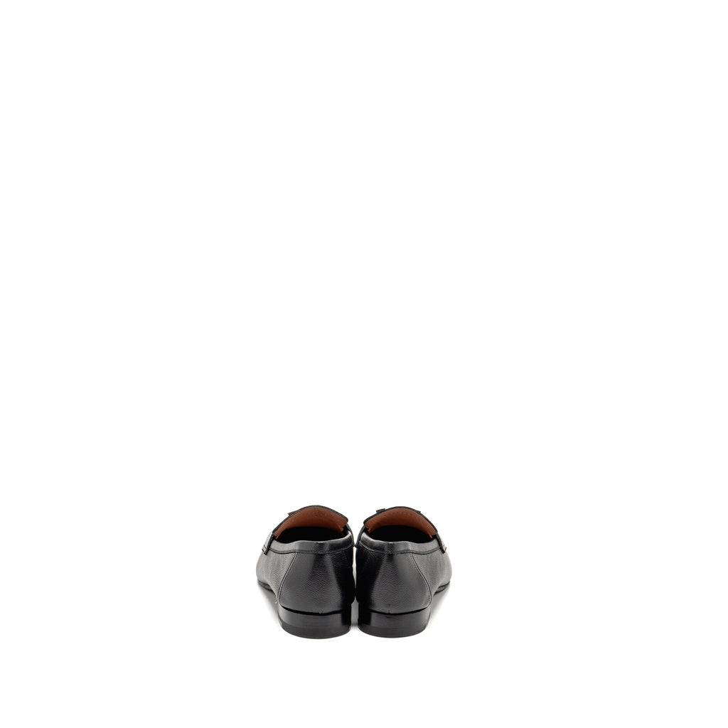 HERMES MOCASSIN PARIS LOAFER CHEVRE BLACK SHW