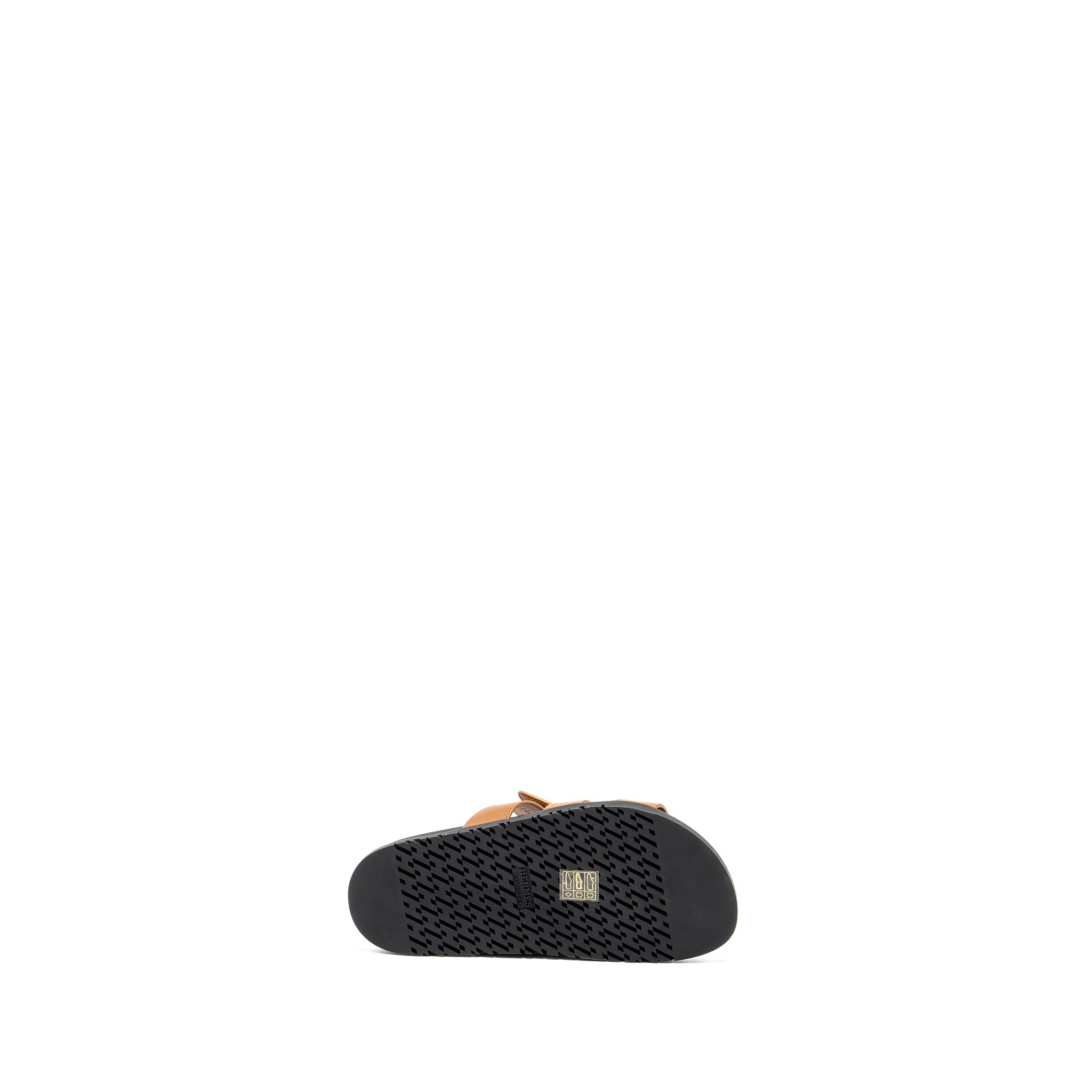 HERMES CHYPRE SANDALS GOLD / BLACK