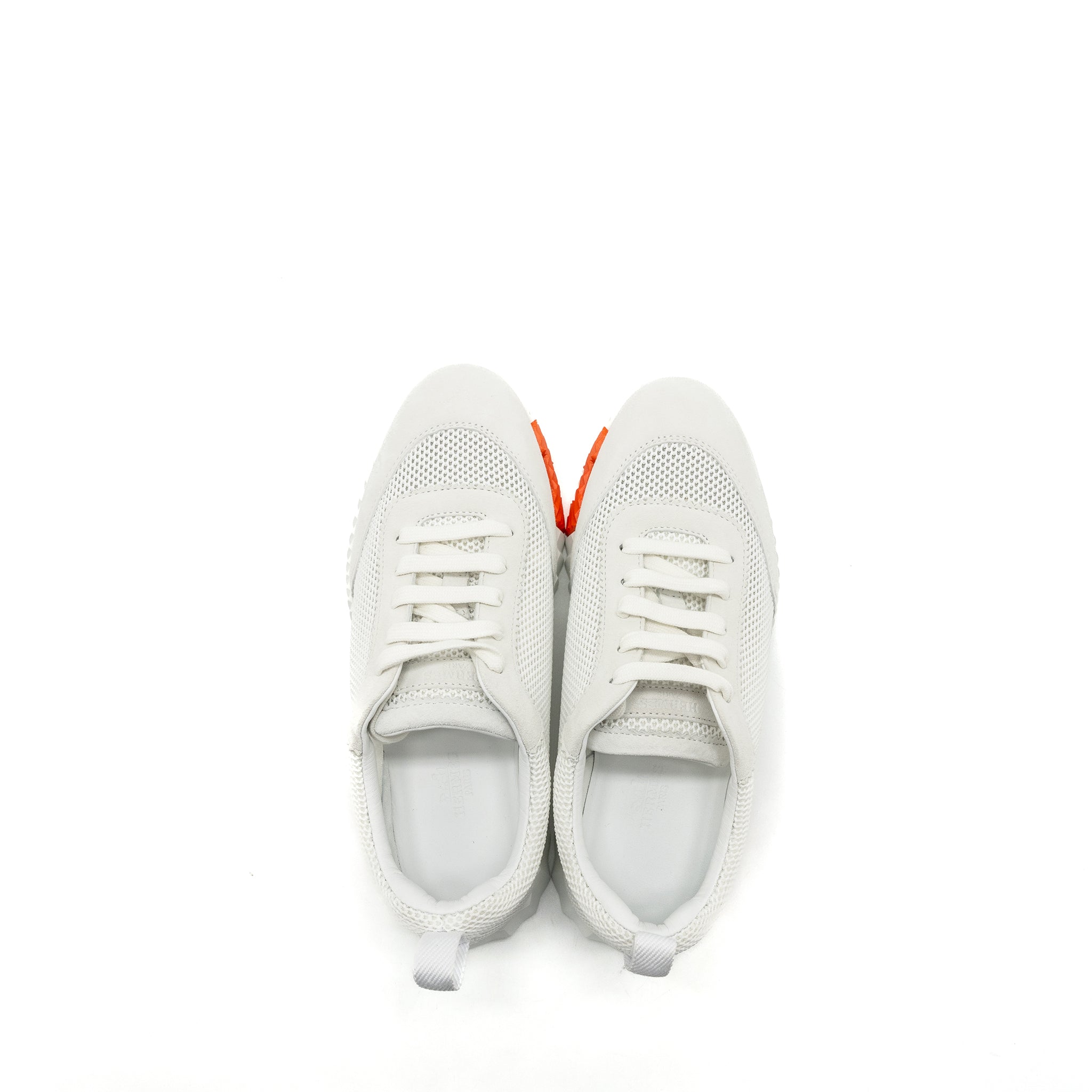 HERMES BOUNCING SNEAKERS MULTICOLOUR BLANC / ORANGE / PURPLE