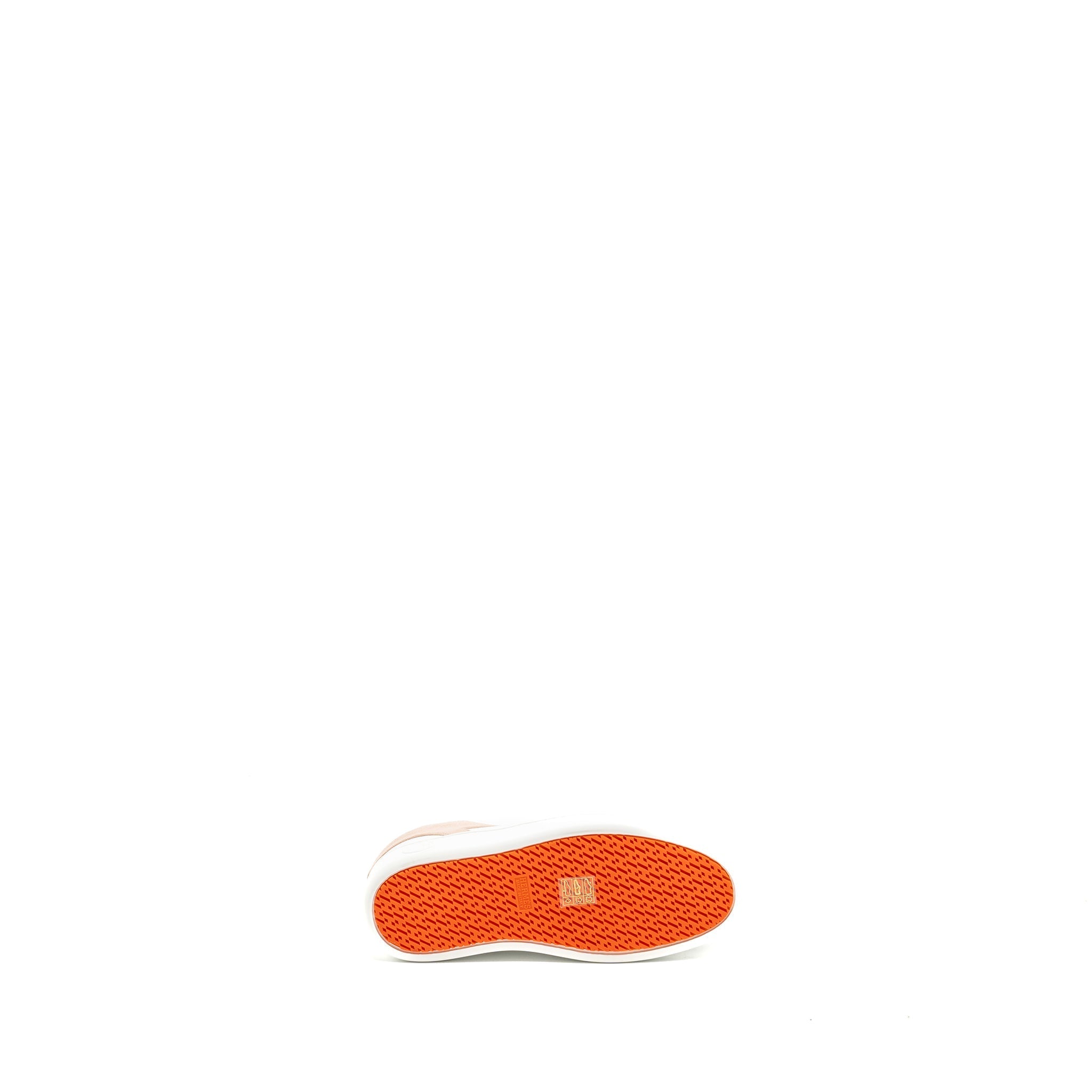 HERMES FREESTYLE SNEAKERS SUEDE / CALFSKIN BLACK / WHITE/ PINK