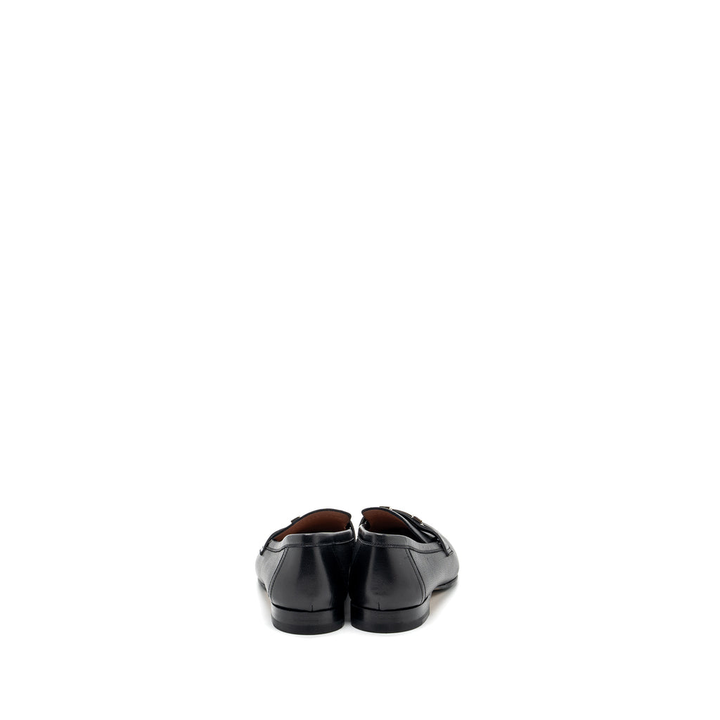 HERMES PARIS LOAFER GOATSKIN BLACK SHW