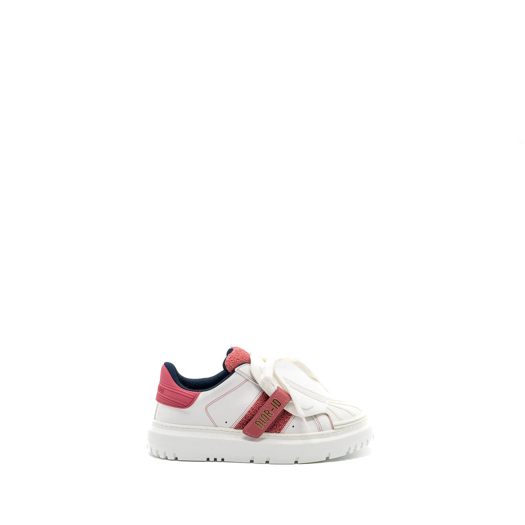 DIOR DIOR-ID SNEAKER SUEDE / FABRIC WHITE/ PINK