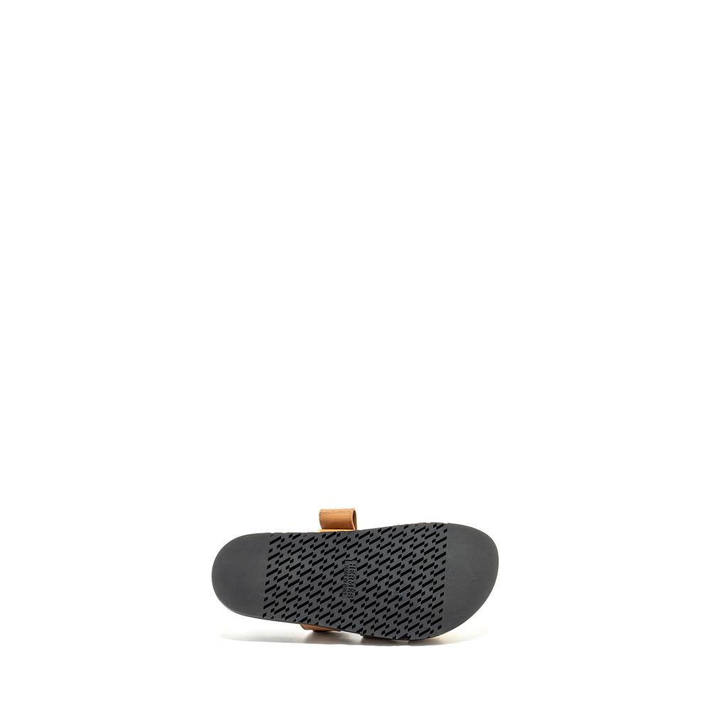 HERMES CHYPRE SANDALS NATUREL