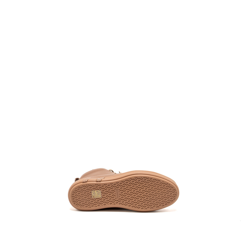 HERMES FEMME HAPPINESS SNEAKER LEATHER ROSE PERLE