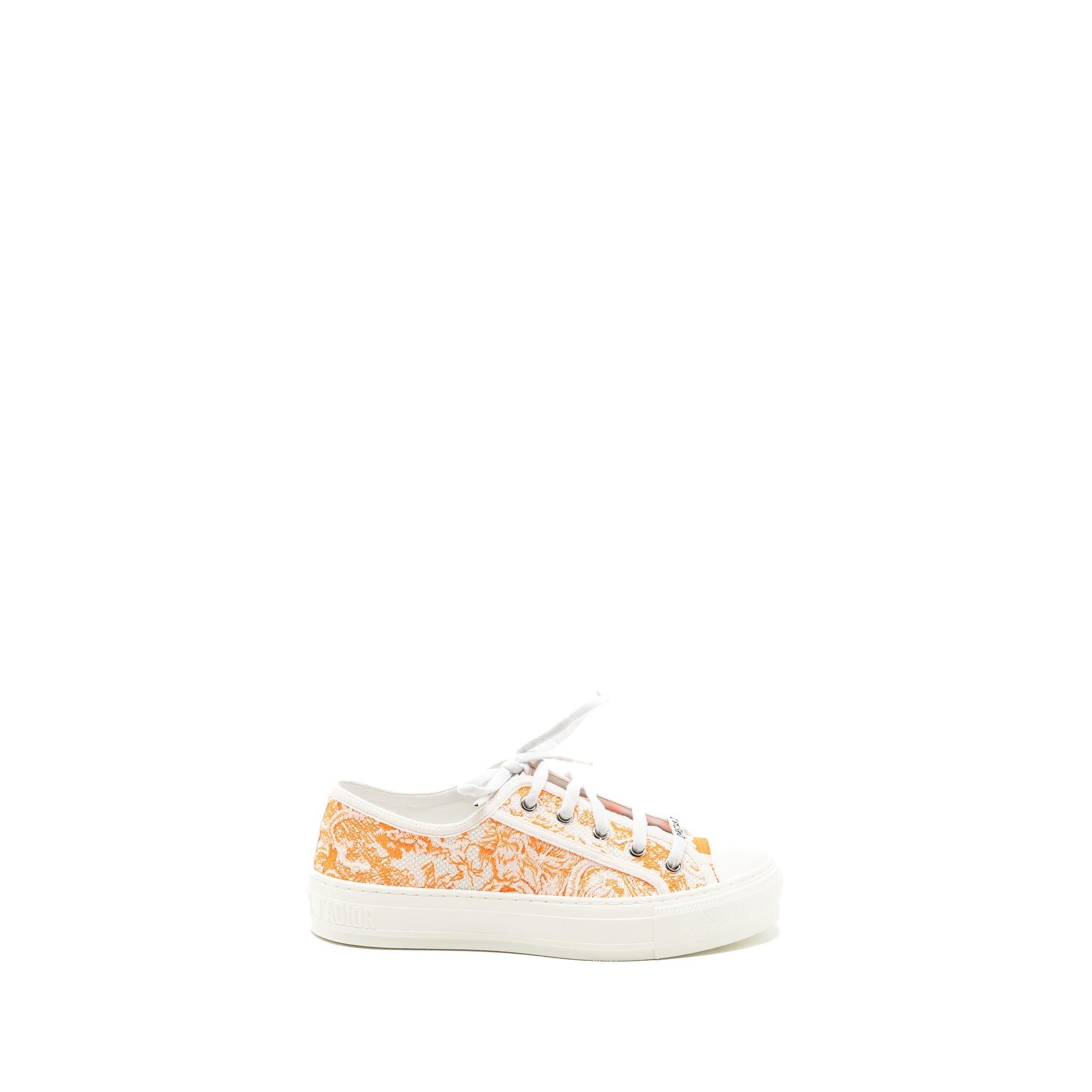 DIOR WALK N DIOR SNEAKER WHITE/ORANGE