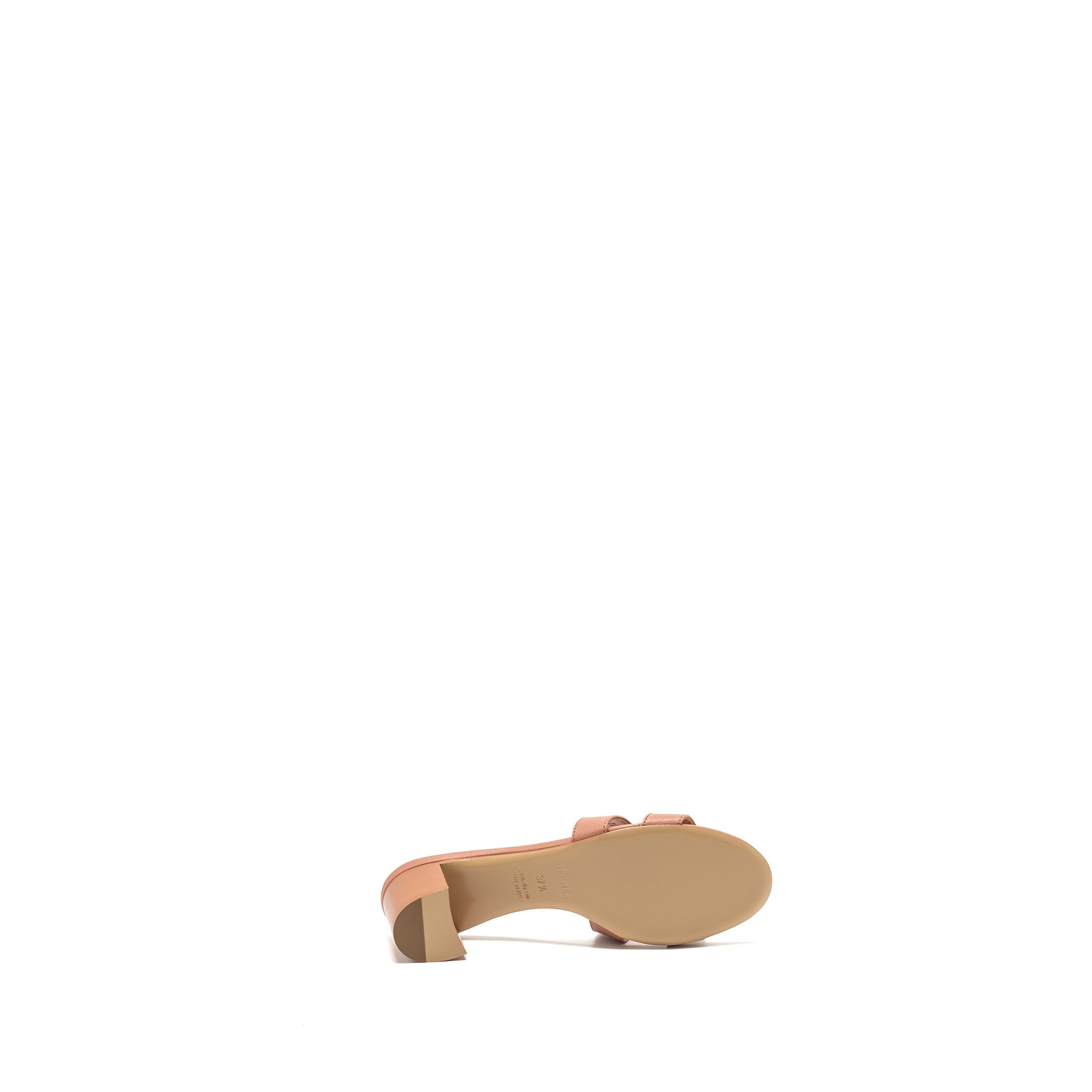 HERMES OASIS SANDALS EPSOM ROSE AUBE