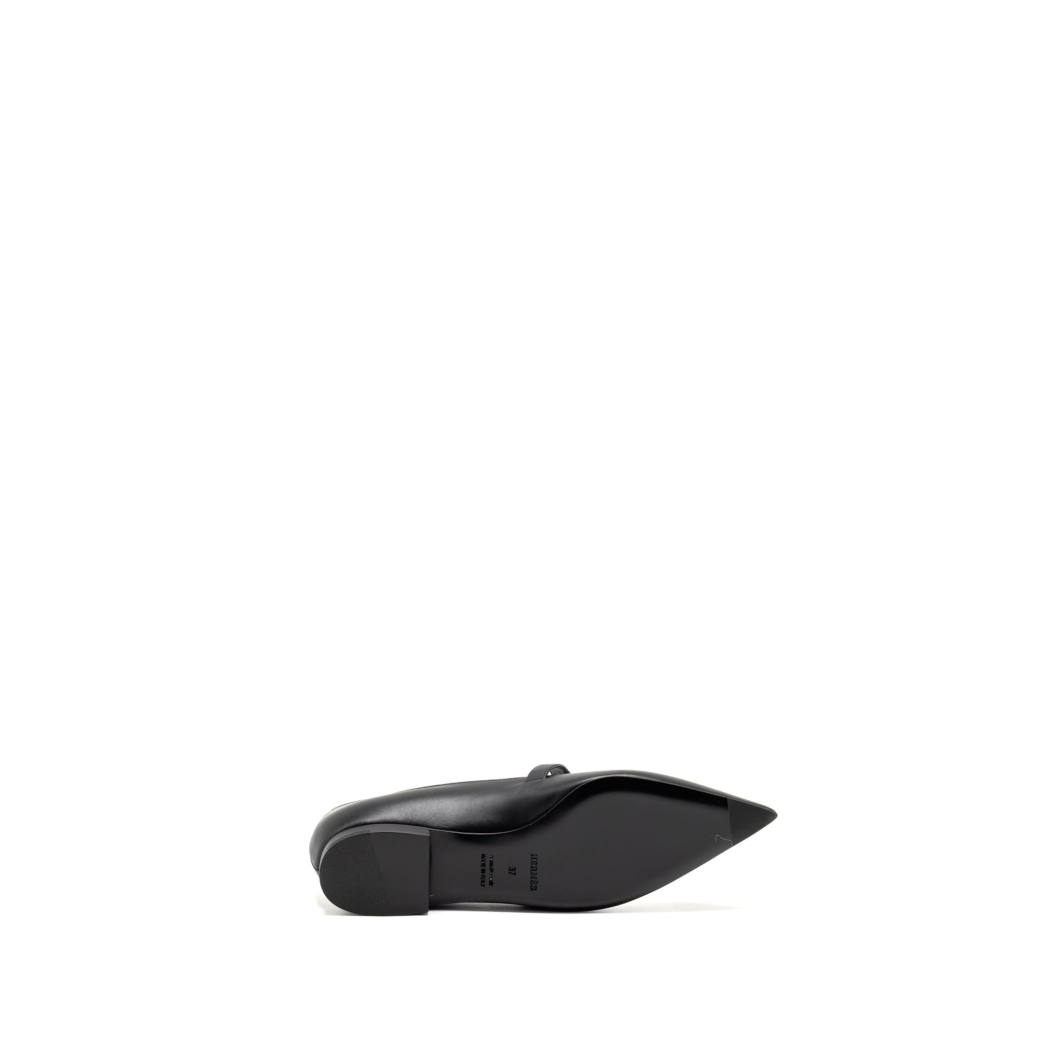 HERMES KELLY BALLET FLAT CALFSKIN BLACK SHW