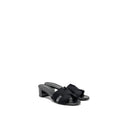 HERMES OASIS SANDAL CANVAS BLACK
