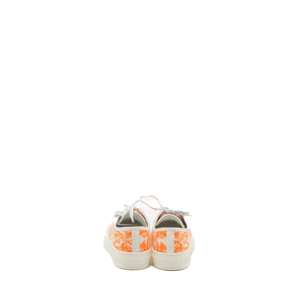 DIOR WALK N DIOR SNEAKER WHITE/ORANGE