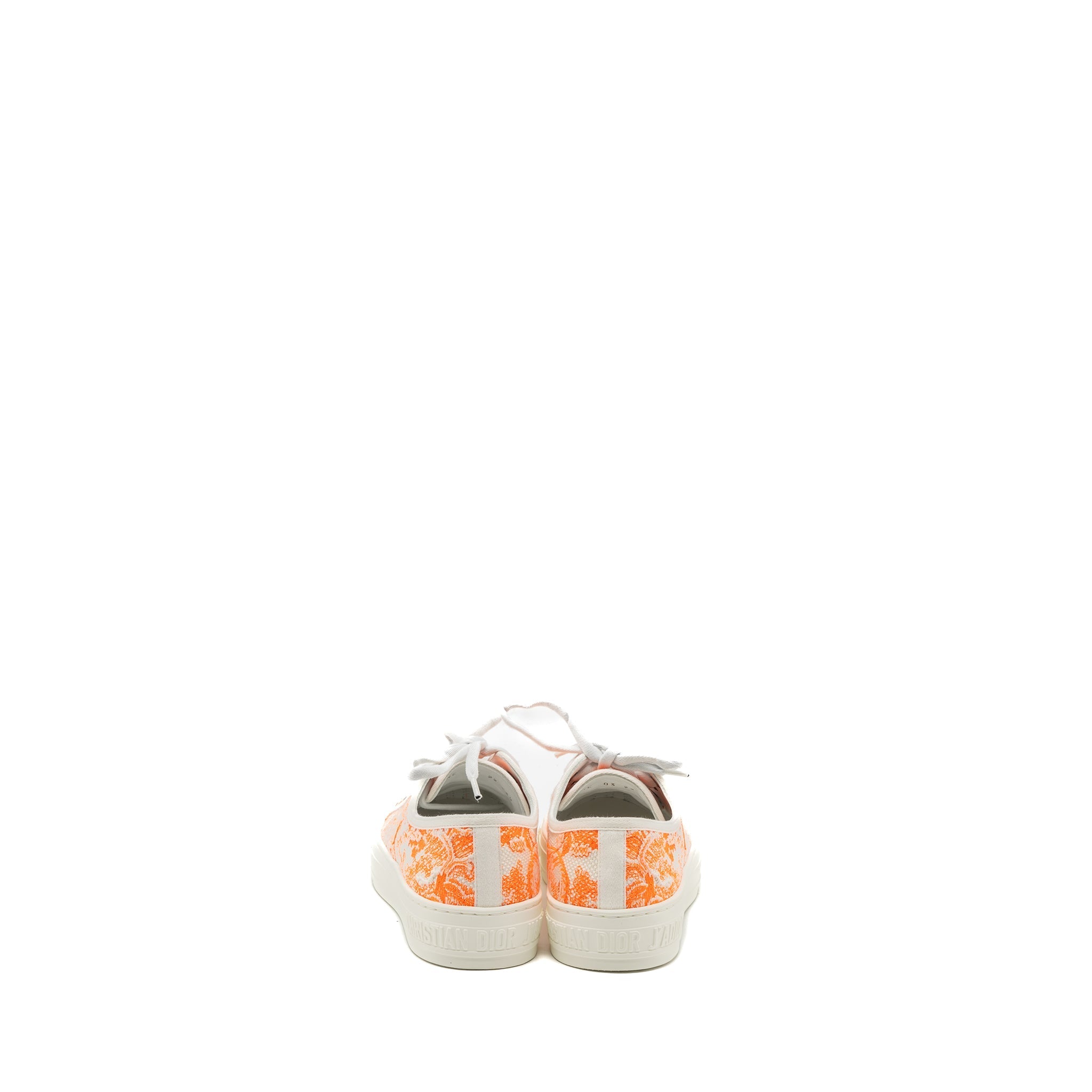DIOR WALK N DIOR SNEAKER WHITE/ORANGE
