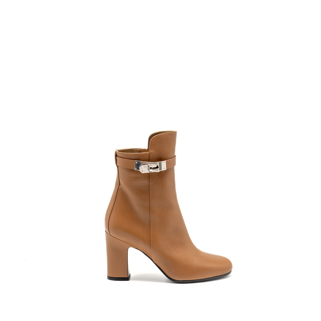 HERMES SAINT GERMAIN ANKLE BOOT LEATHER NATUREL SHW