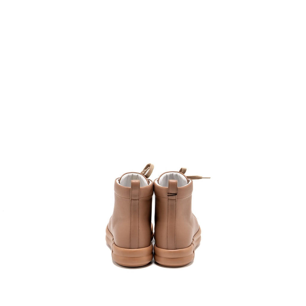 HERMES FEMME HAPPINESS SNEAKER LEATHER ROSE PERLE
