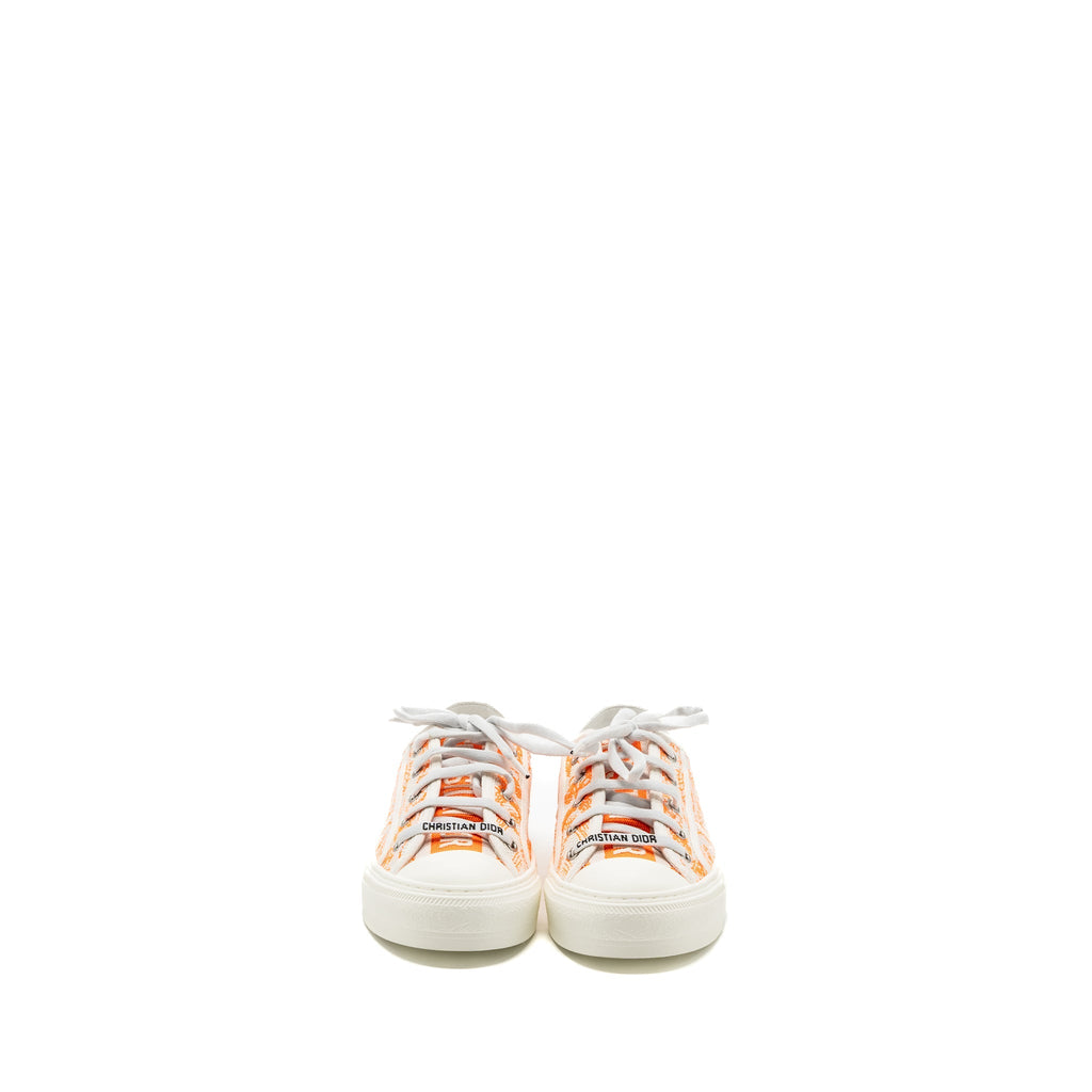 DIOR WALK N DIOR SNEAKER WHITE/ORANGE