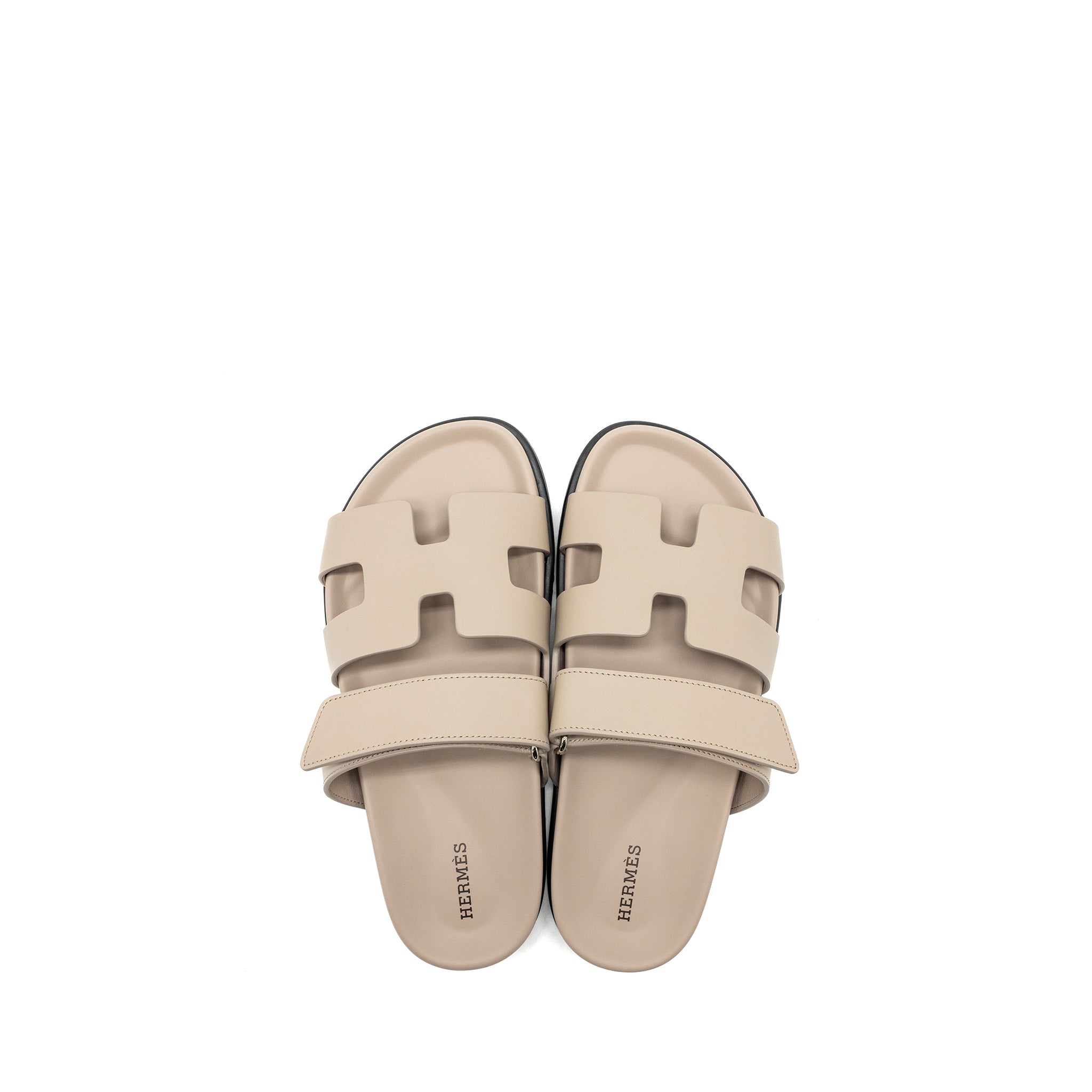HERMES CHYPRE SANDAL BEIGE MASTIC