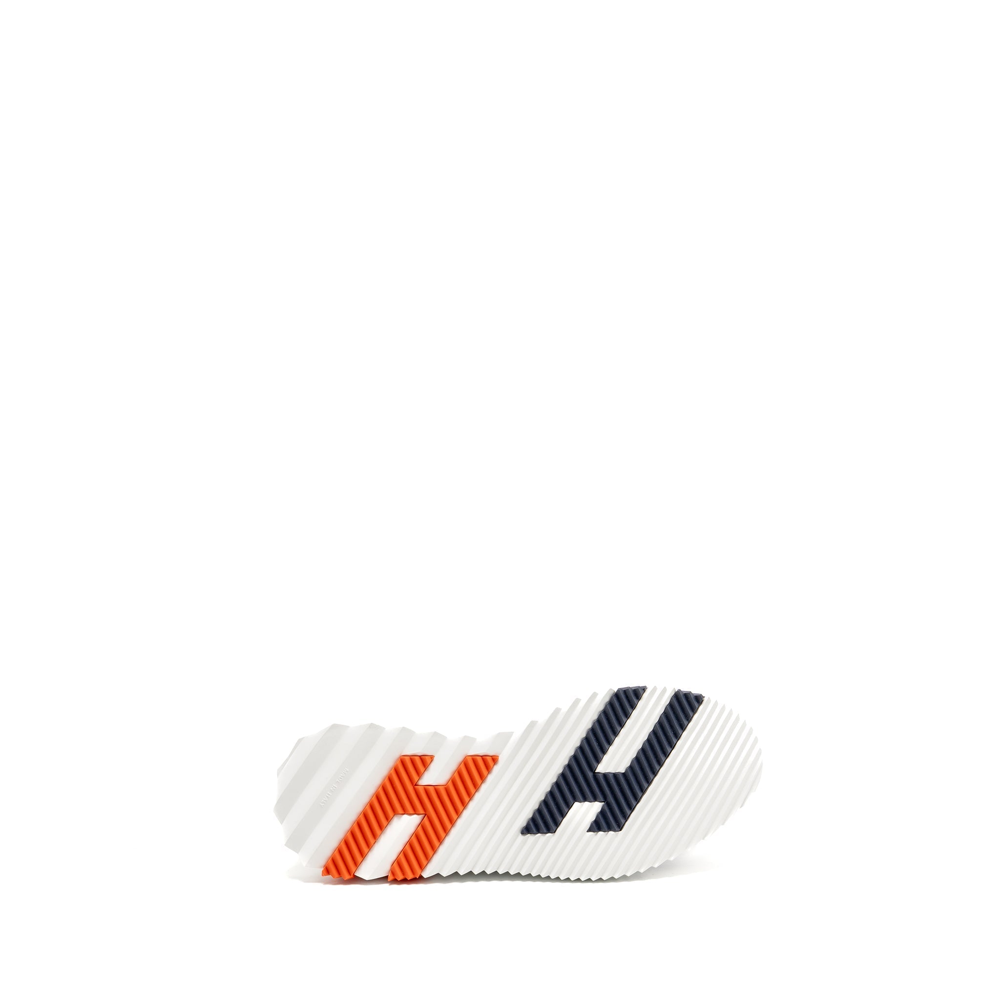 HERMES MEN’S BOUNCING SNEAKER WHITE/ NAVY/ ORANGE
