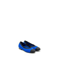 CHANEL BALLET FLATS FABRIC BLUE/ BLACK