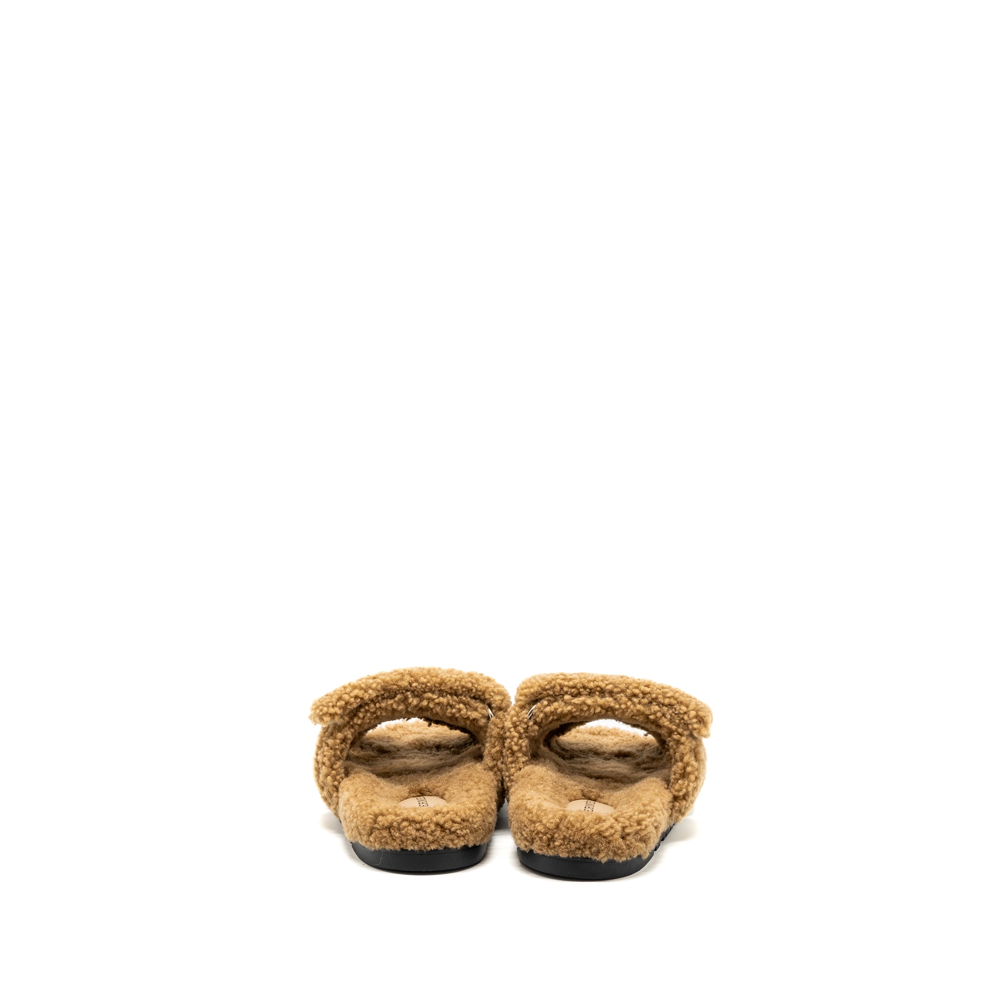 HERMES CHYPRE SANDALS PEAU LANIEE MER BEIGE ARGYLE