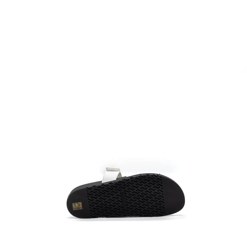 HERMES CHYPRE SANDALS EPSOM WHITE