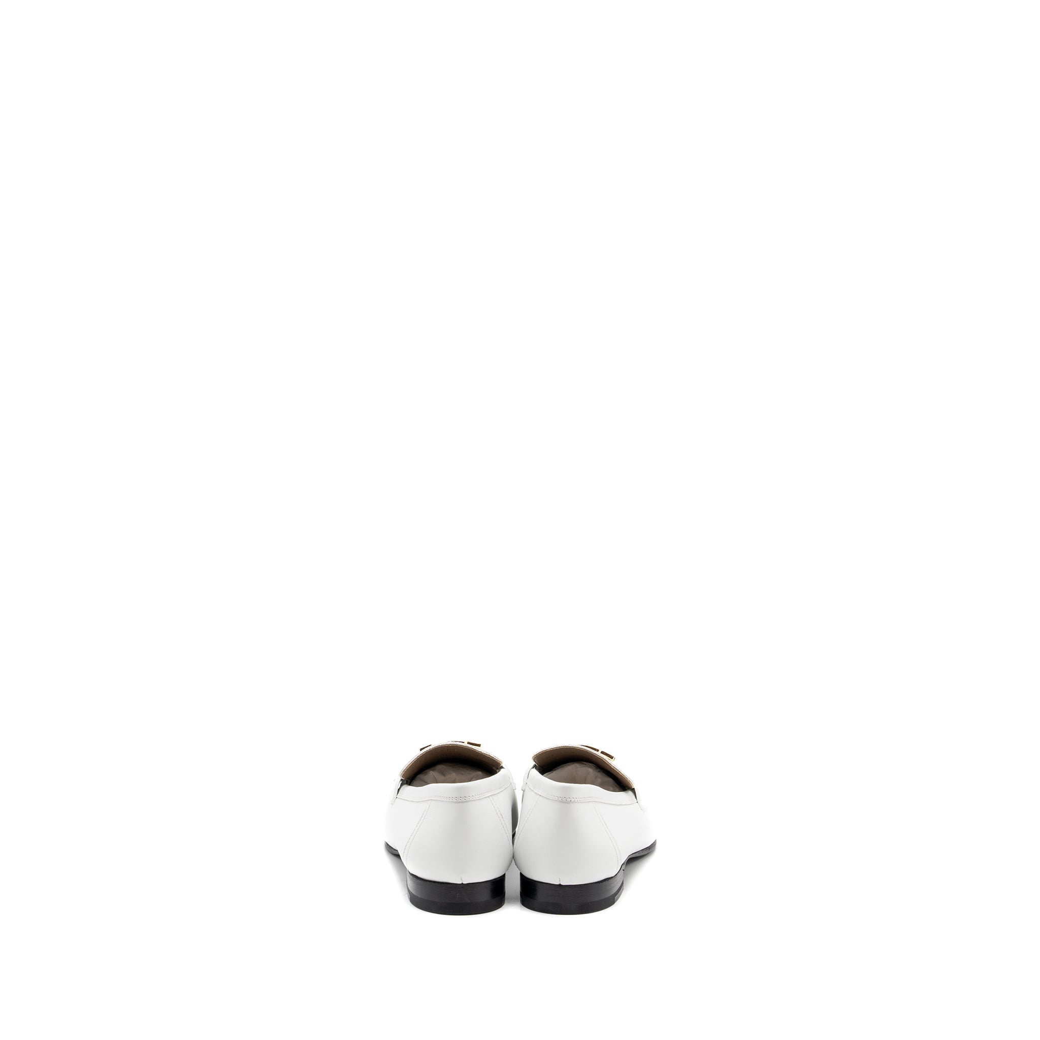 HERMES ROYAL LOAFER CALFSKIN WHITE GHW
