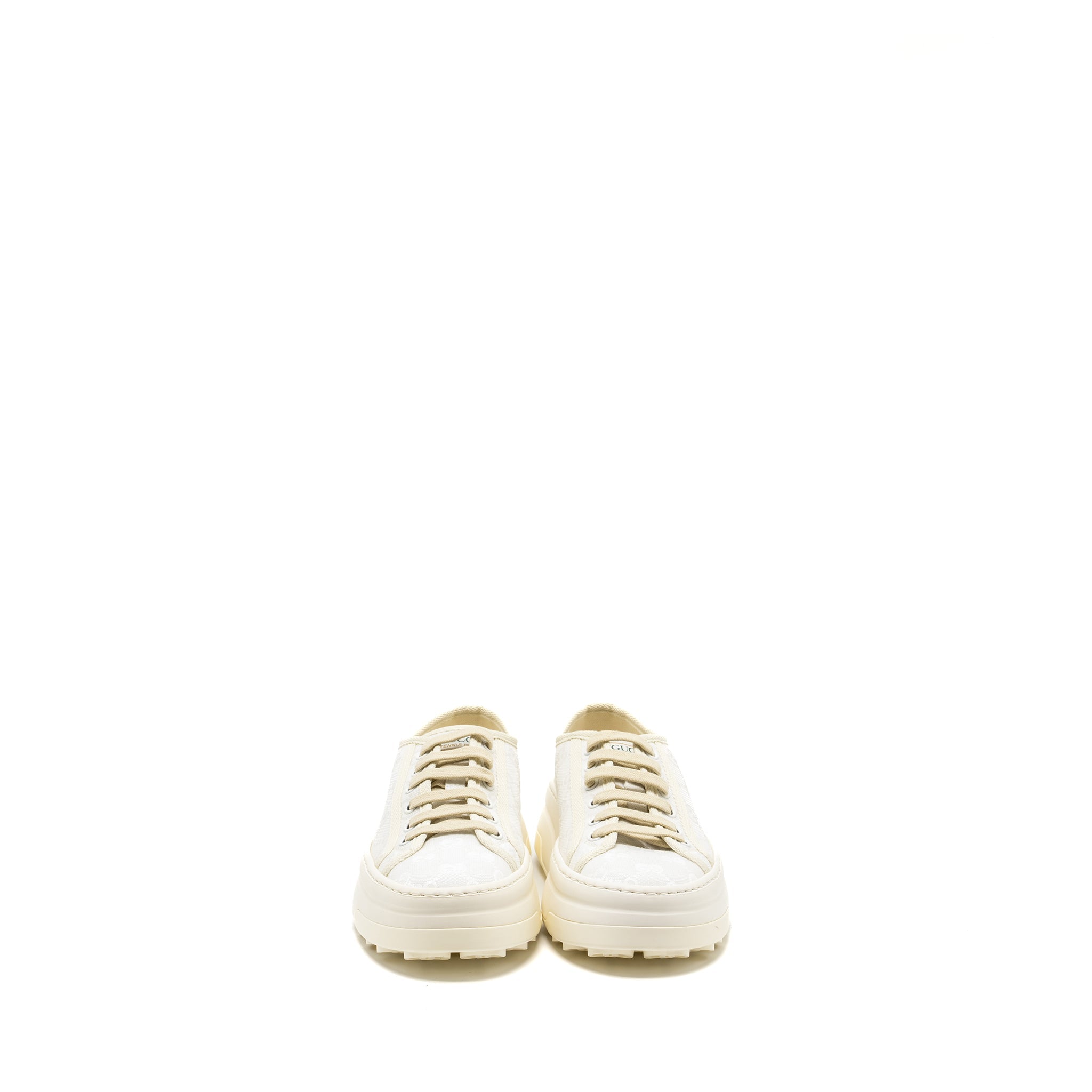 GUCCI TENNIS SNEAKER CANVAS WHITE