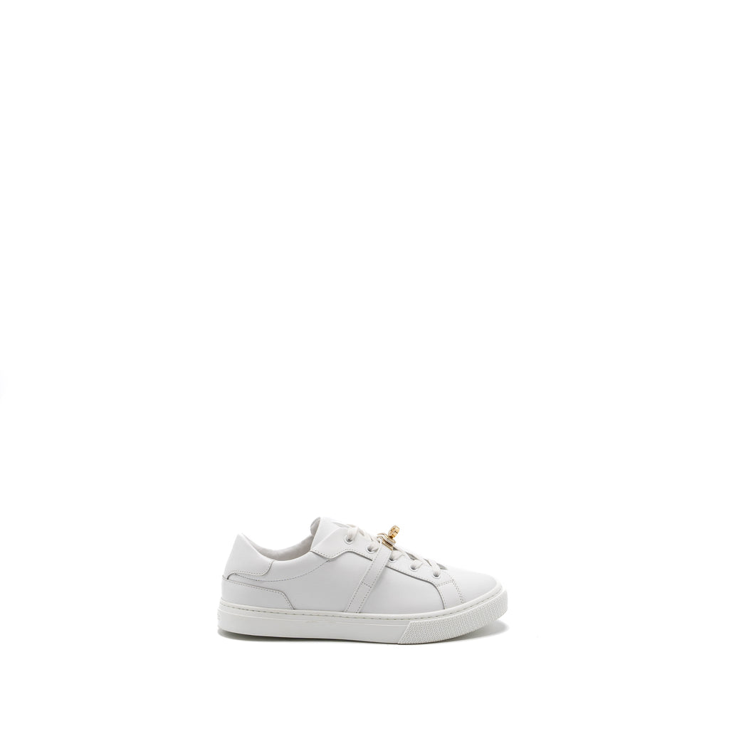 HERMES DAY SNEAKERS WHITE GHW