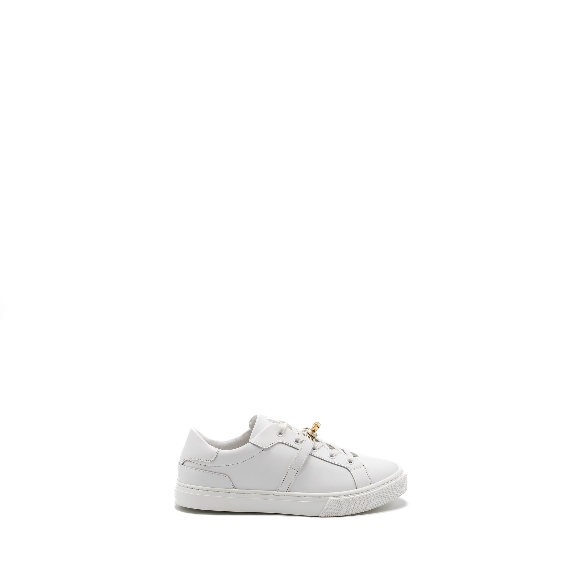 HERMES DAY SNEAKERS WHITE GHW