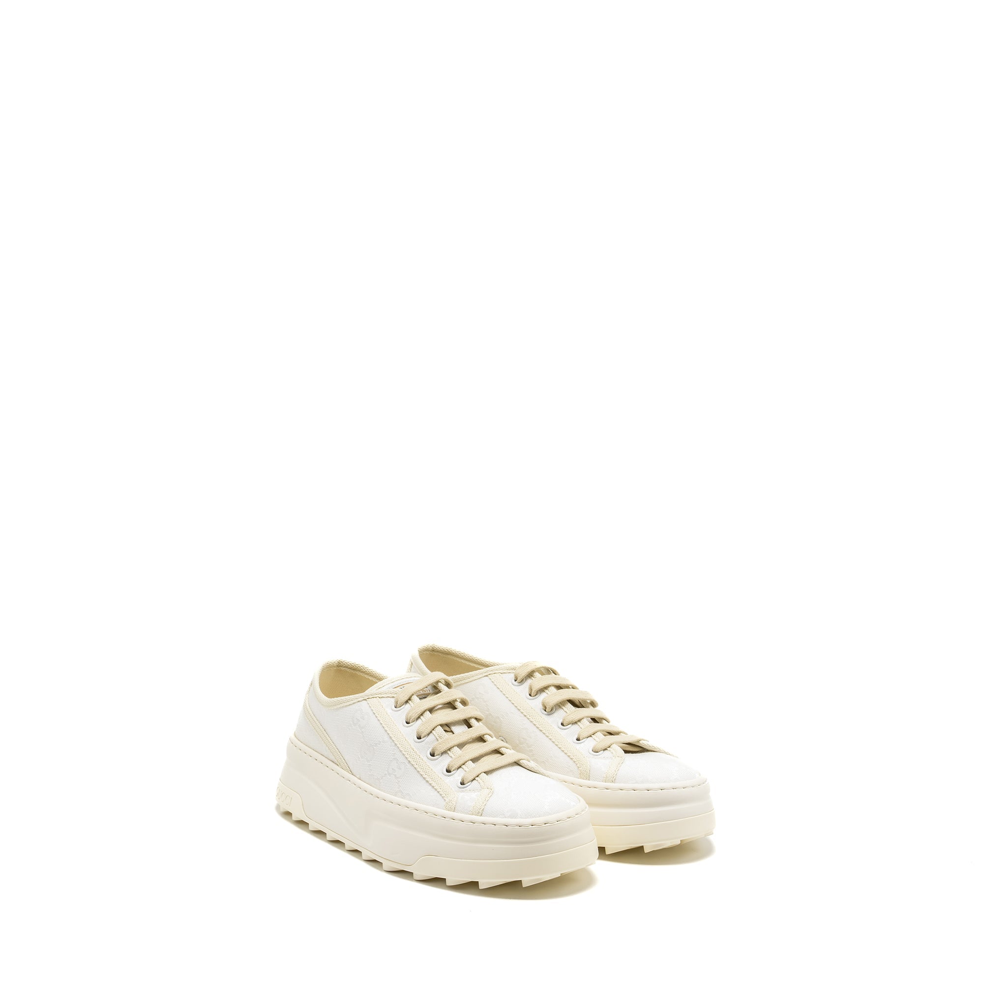 GUCCI TENNIS SNEAKER CANVAS WHITE
