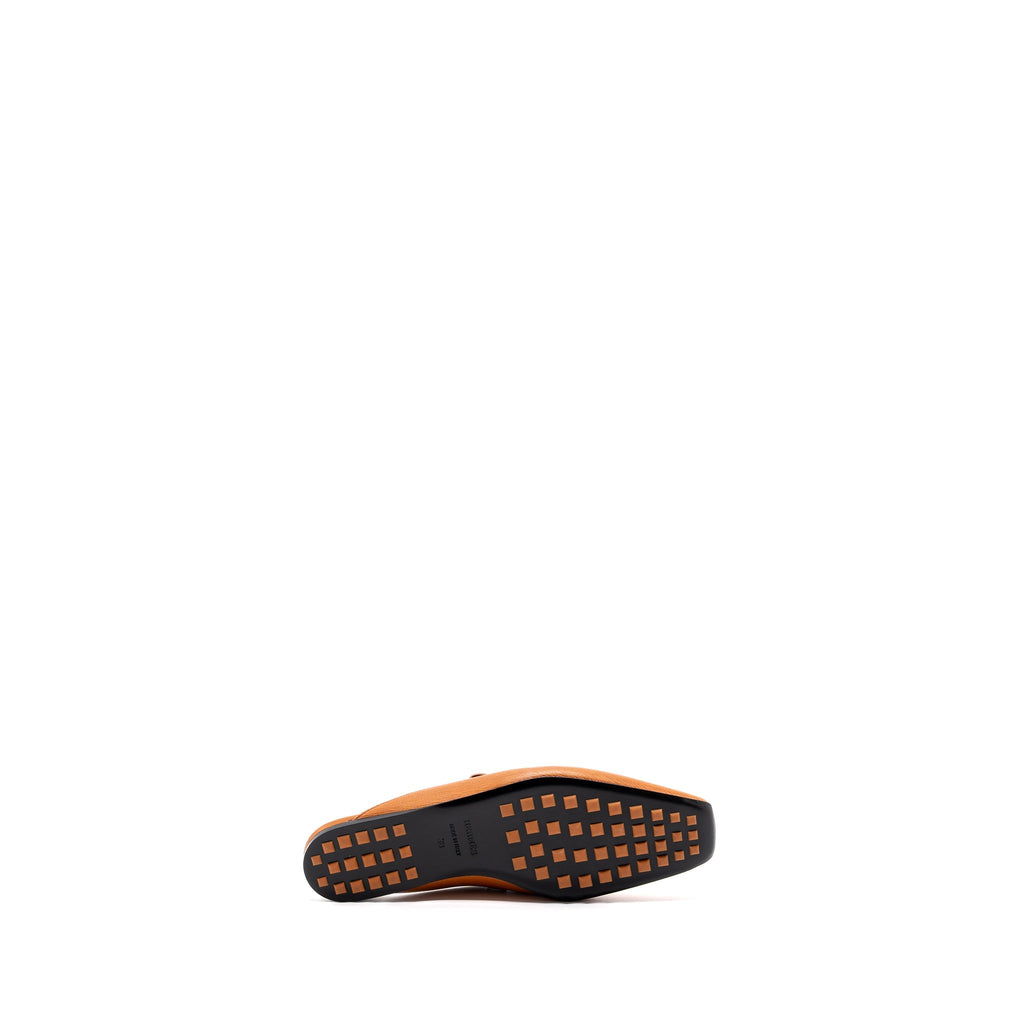 HERMES ELOGE MULE MARRON GLAISE