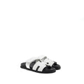 HERMES CHYPRE SANDALS EPSOM WHITE