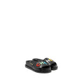 CHANEL LOGO LETTERS SANDALS/MULES LAMBSKIN BLACK/ MULTICOLOUR
