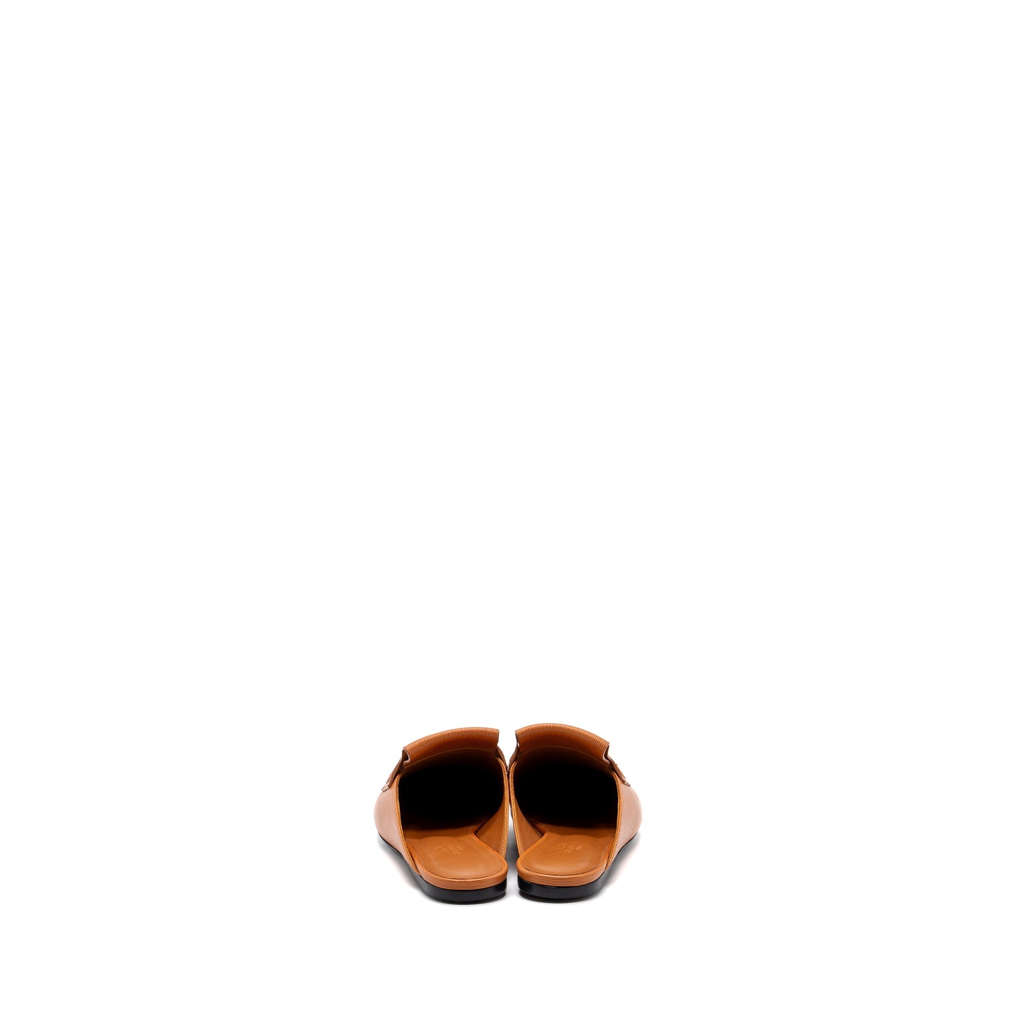 HERMES ELOGE MULE MARRON GLAISE