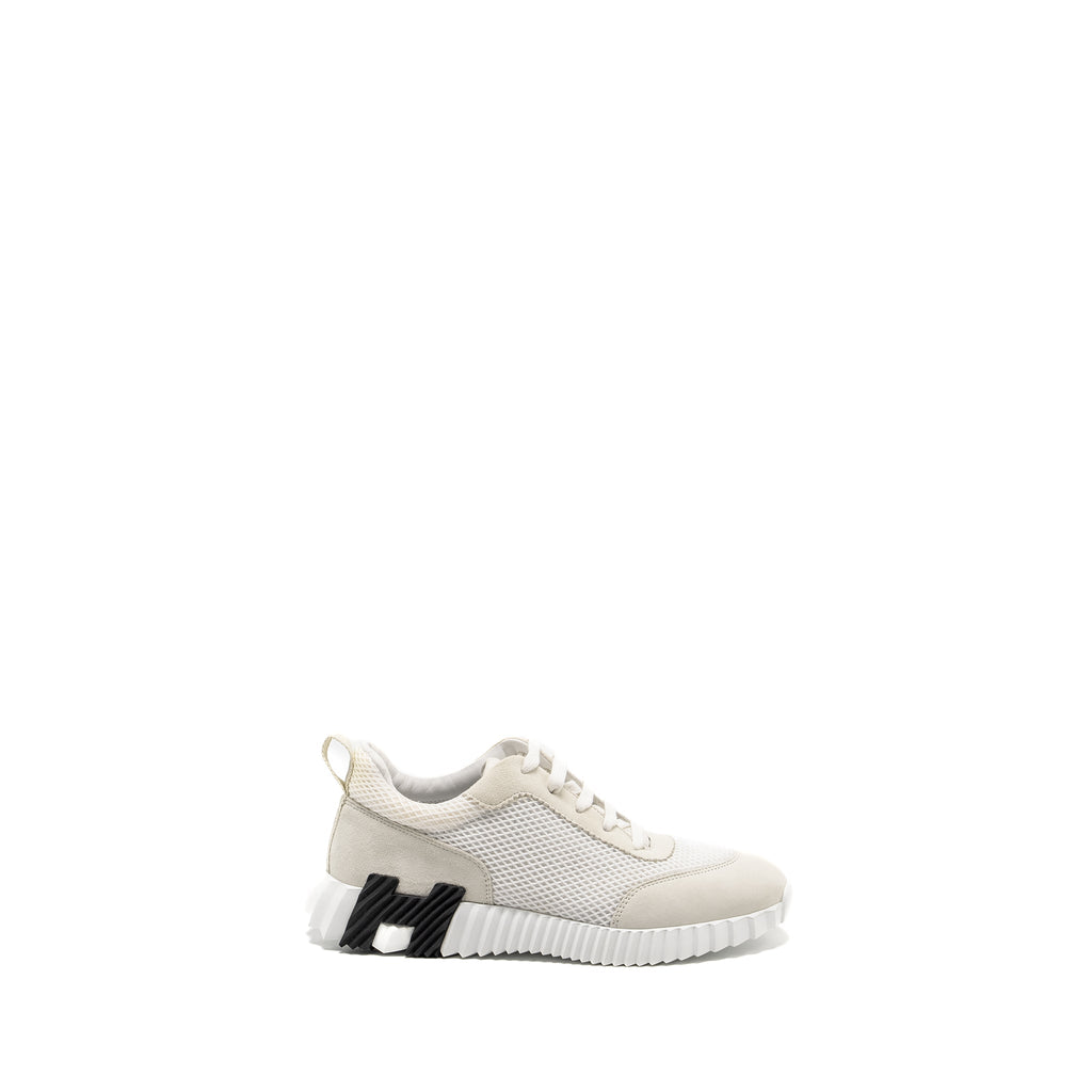 HERMES HOMME BOUNCING SNEAKER WHITE/BLACK