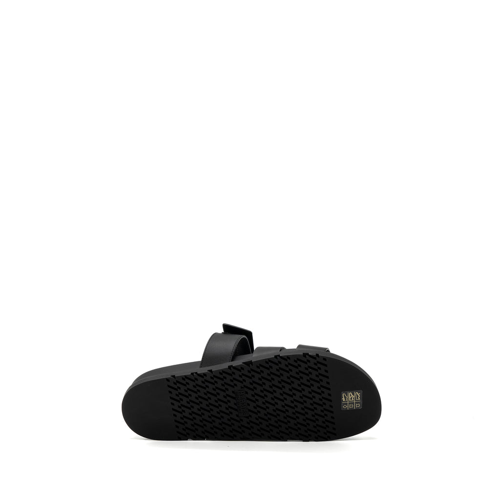 HERMES CHYPRE SANDALS BLACK