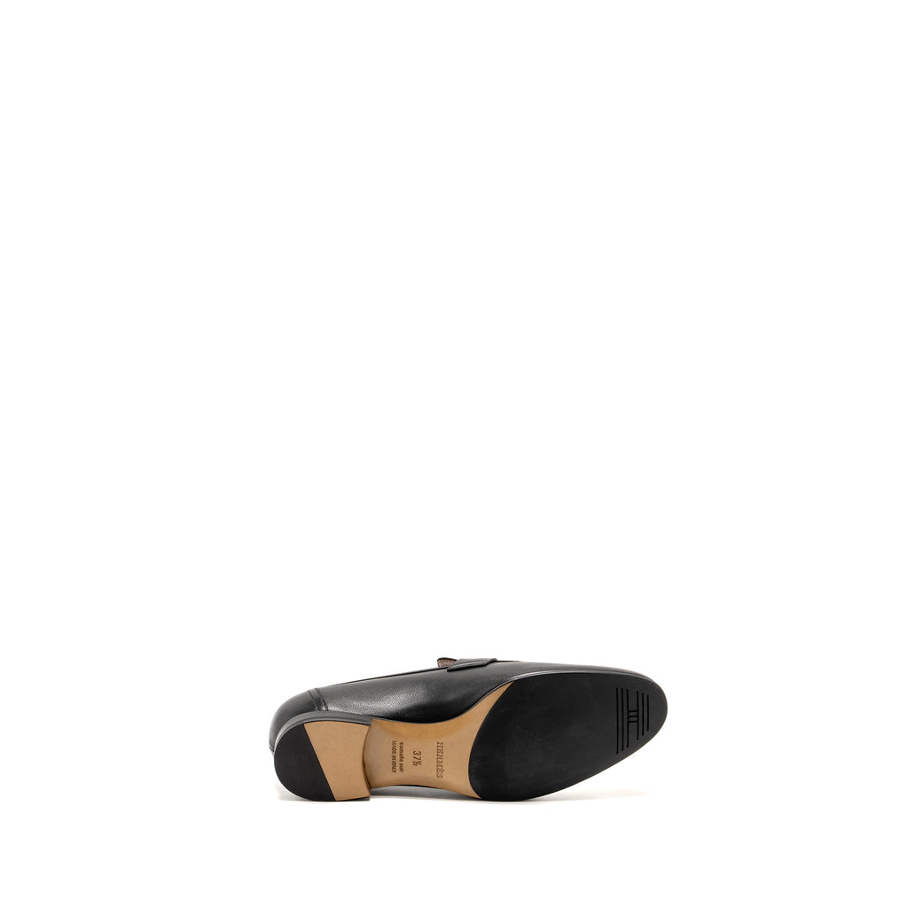 HERMES PARIS LOAFER CALFSKIN BLACK SHW