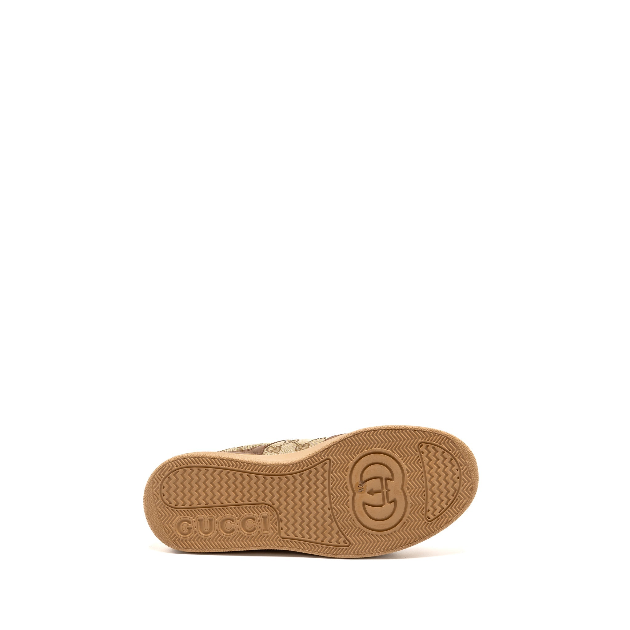 GUCCI SNEAKER GG SUPREME CANVAS/LEATHER BROWN