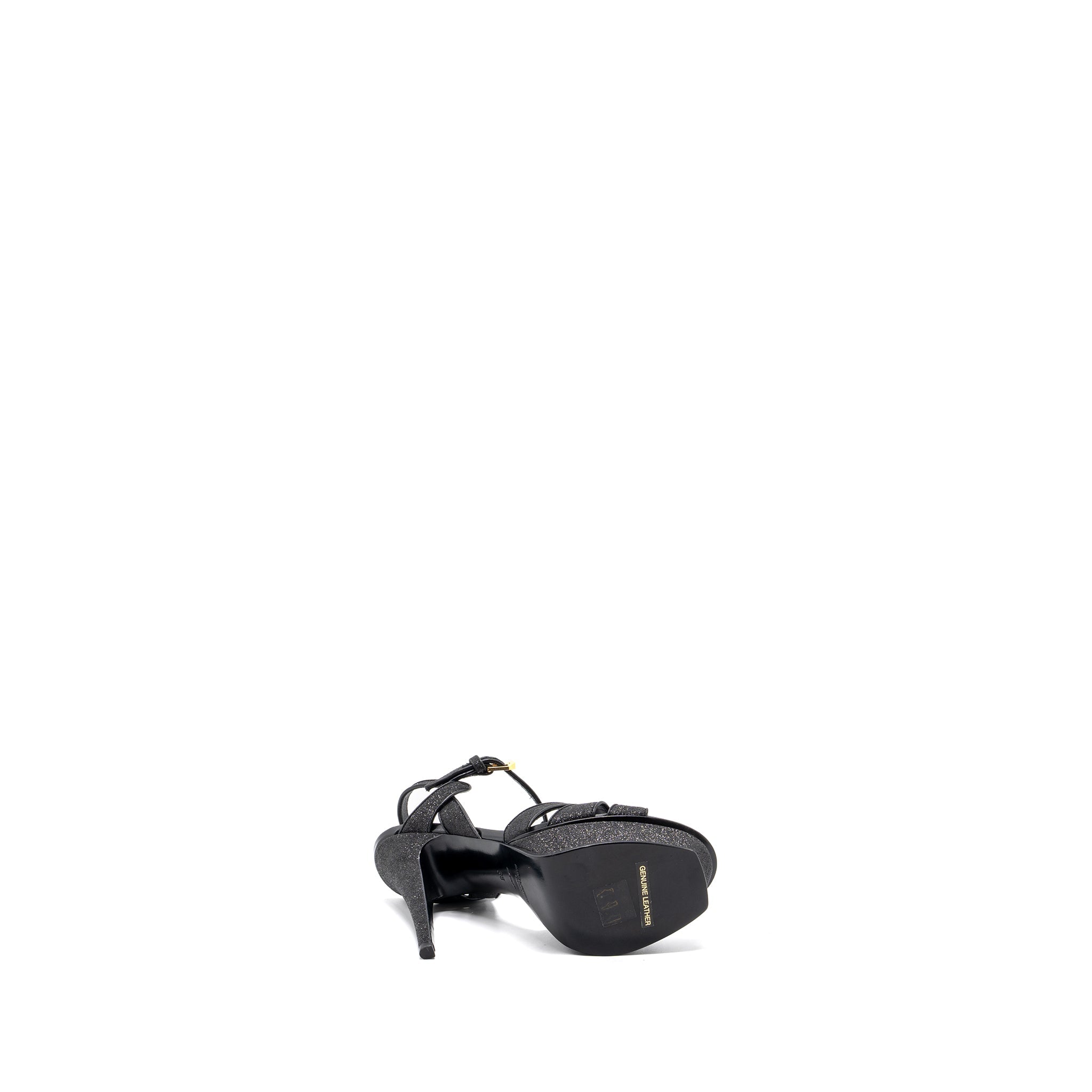 SAINT LAURENT TRIBUTE PLATFORM SANDALS BLACK