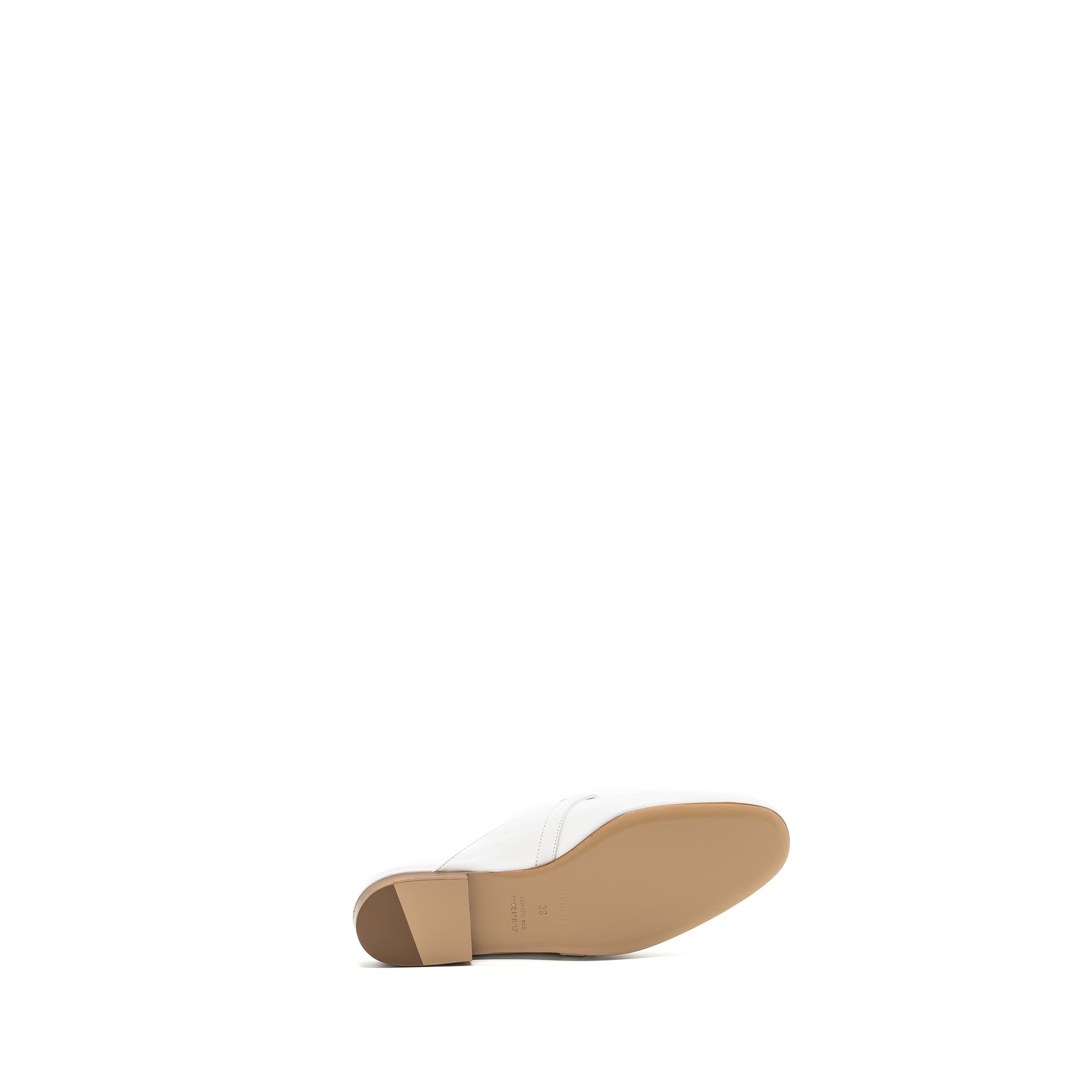 HERMES OZ MULES WHITE RGHW