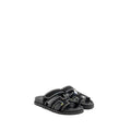 HERMES CHYPRE SANDALS SUEDE/ CRYSTAL BLACK