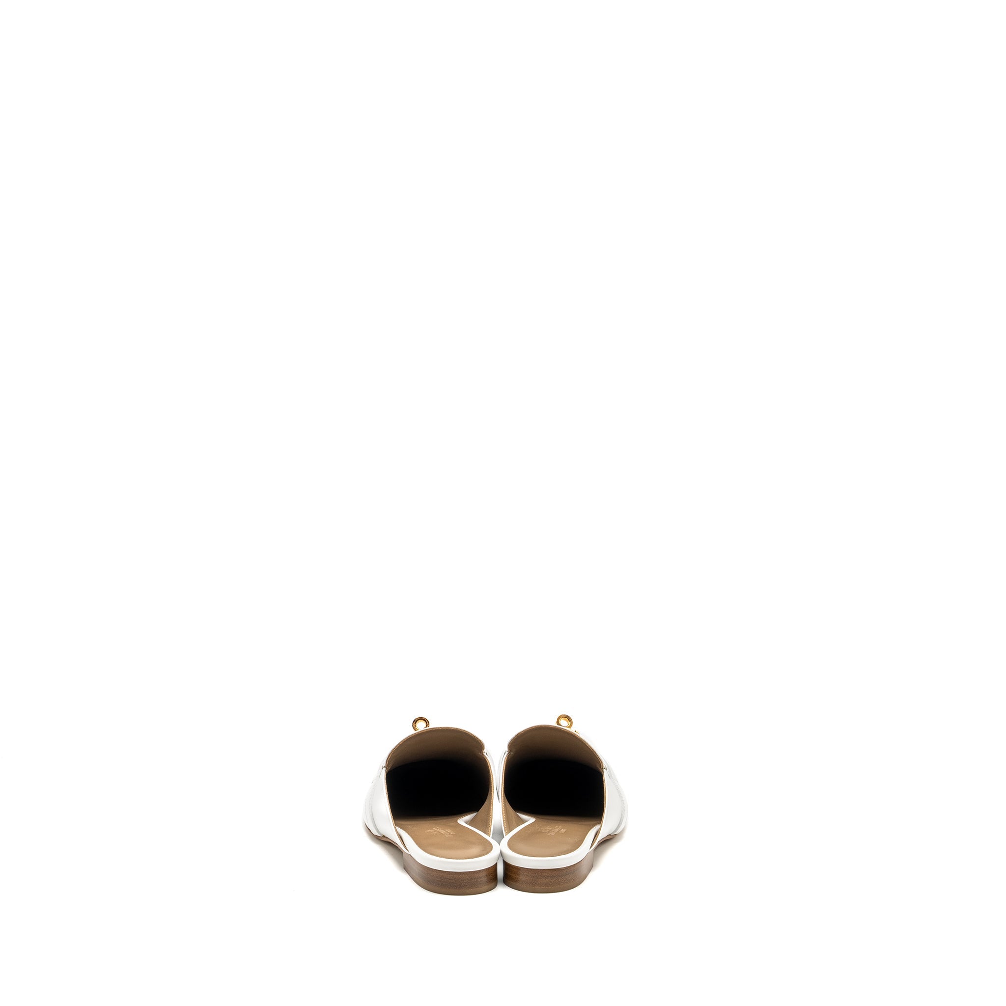 HERMES FEMME OZ MULE BLANC RGHW
