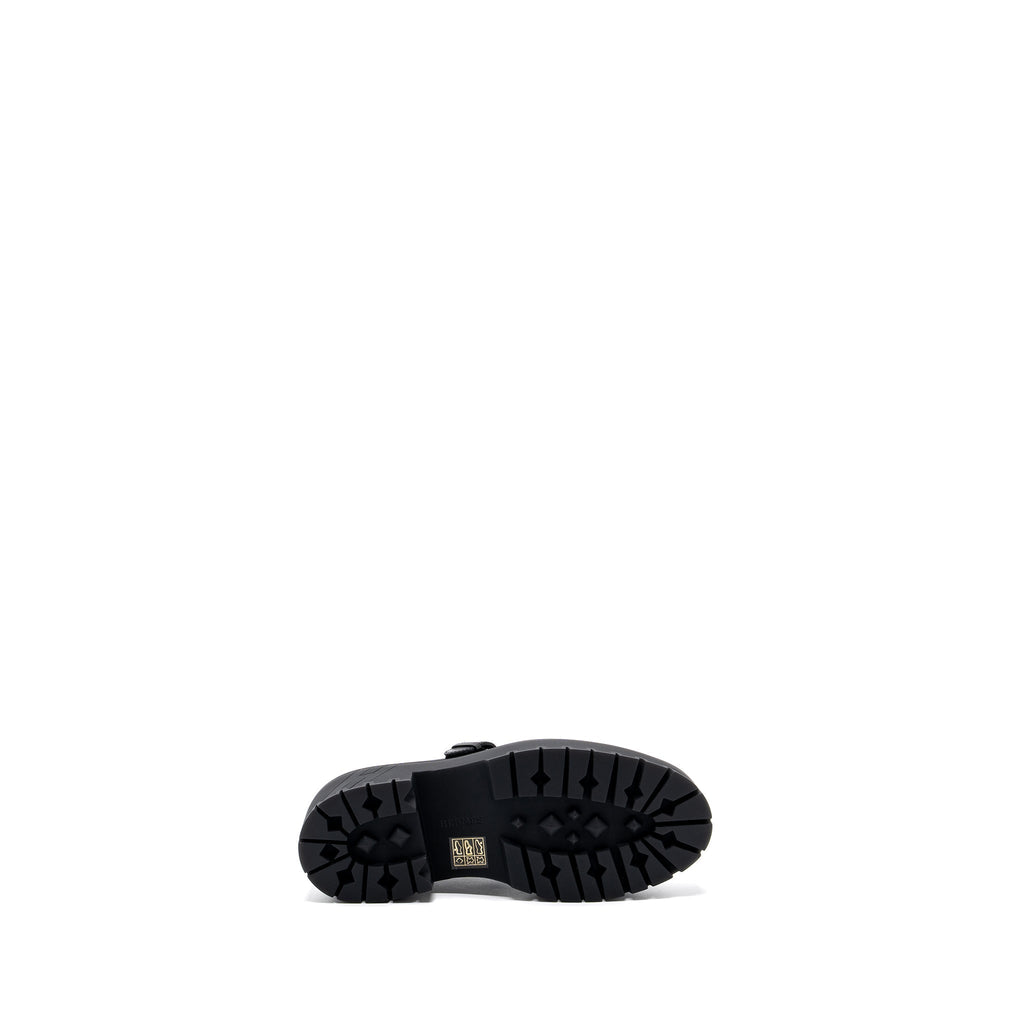 HERMES HOXTON OXFORD SHOES BLACK SHW